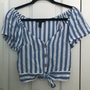 Off the shoulder crop top